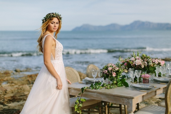 corona de flores naturales y preservadas exquisitae en Mallorca