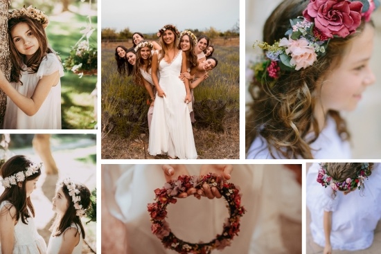 Diademas con flores 550 x 367 ramos de novia coloridos